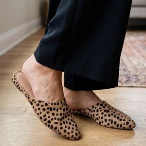 MADEWELL | Leopard Print Mules - Sz 6.5